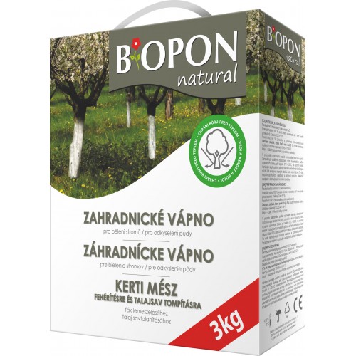 Levně Bopon Zahradnické vápno 3kg VELKÉ BALENÍ