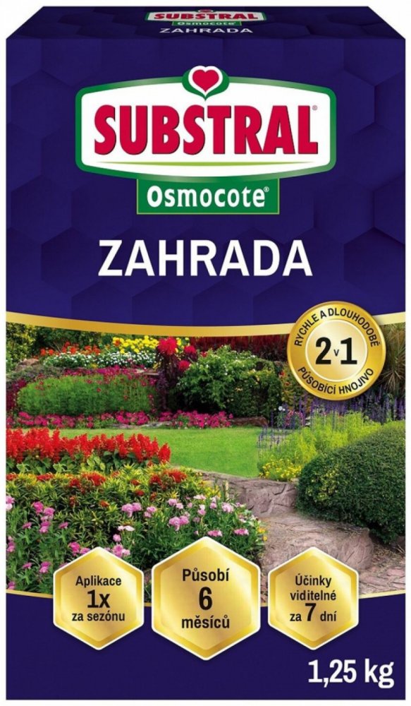 Substral Osmocote 2v1 pro celou zahradu 1,25 kg