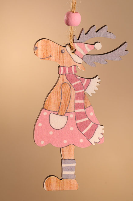 Levně Dřevěný sob X376