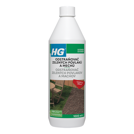 Levně HG 18110 Odstraňovač zelených povlaků a mechů 1000ml