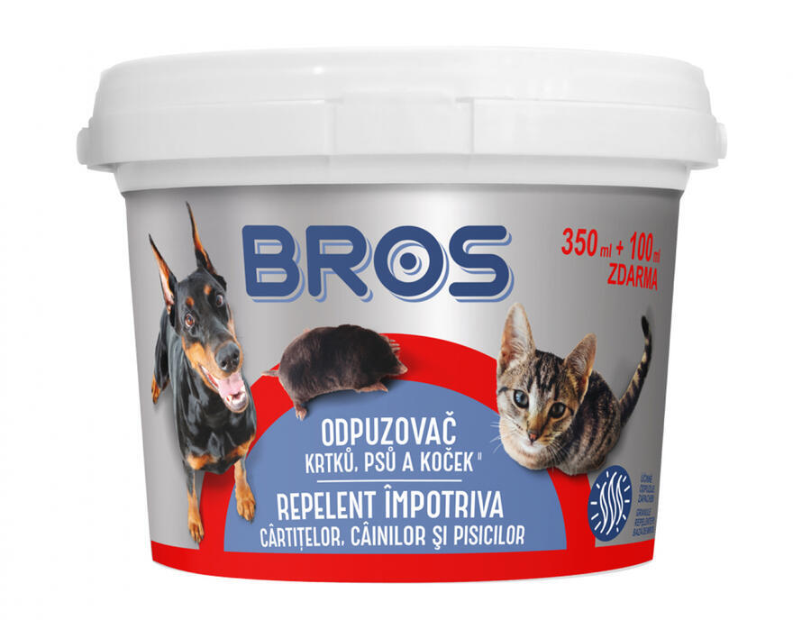 Bros Odpuzovač krtků, psů a koček 450ml