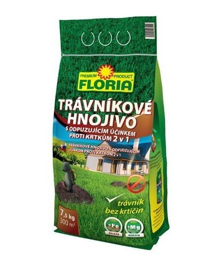 FLORIA Trávníkové hn. s odpuzujícím účinkem proti krtkům 7,5kg