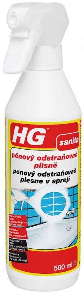 Levně HG 63205 Pěnový odstraňovač plísně 500ml