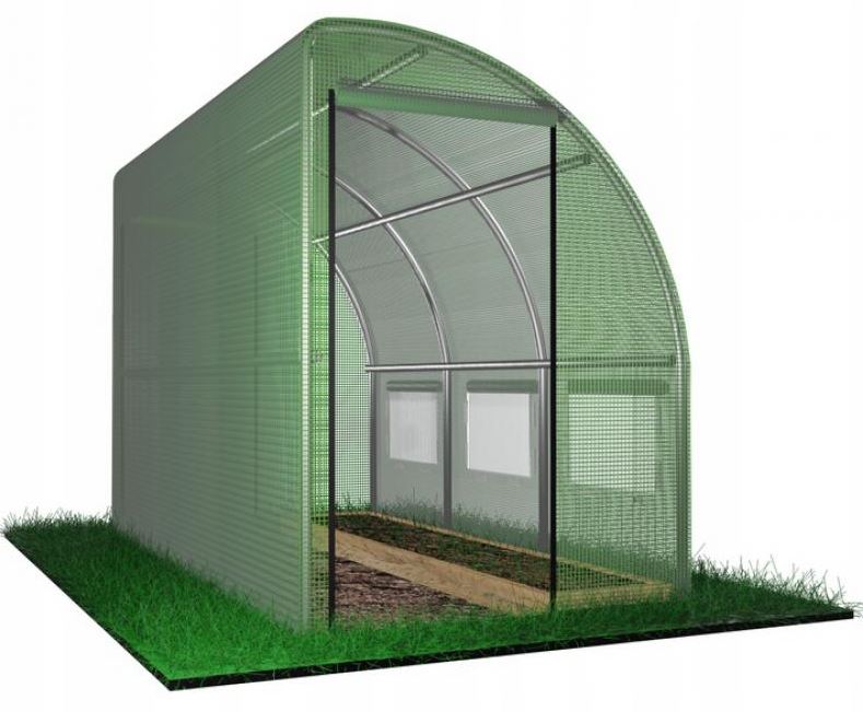 Levně Foliovník segmentový přístěnný 3x1,5x2m ZELENÝ/ CH1422