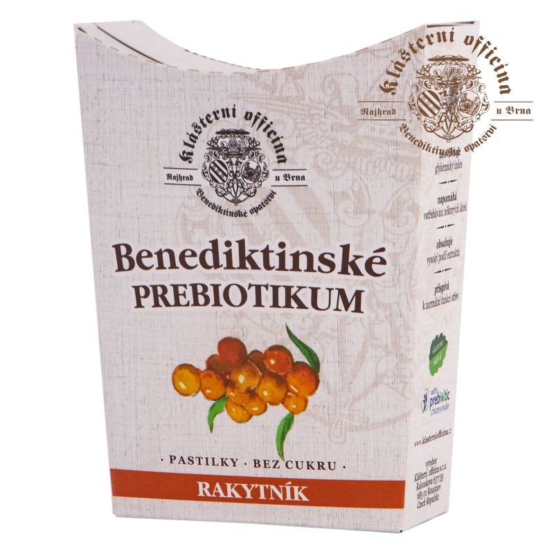 Levně Bylinné prebiotické pastilky - Rakytník 20ks