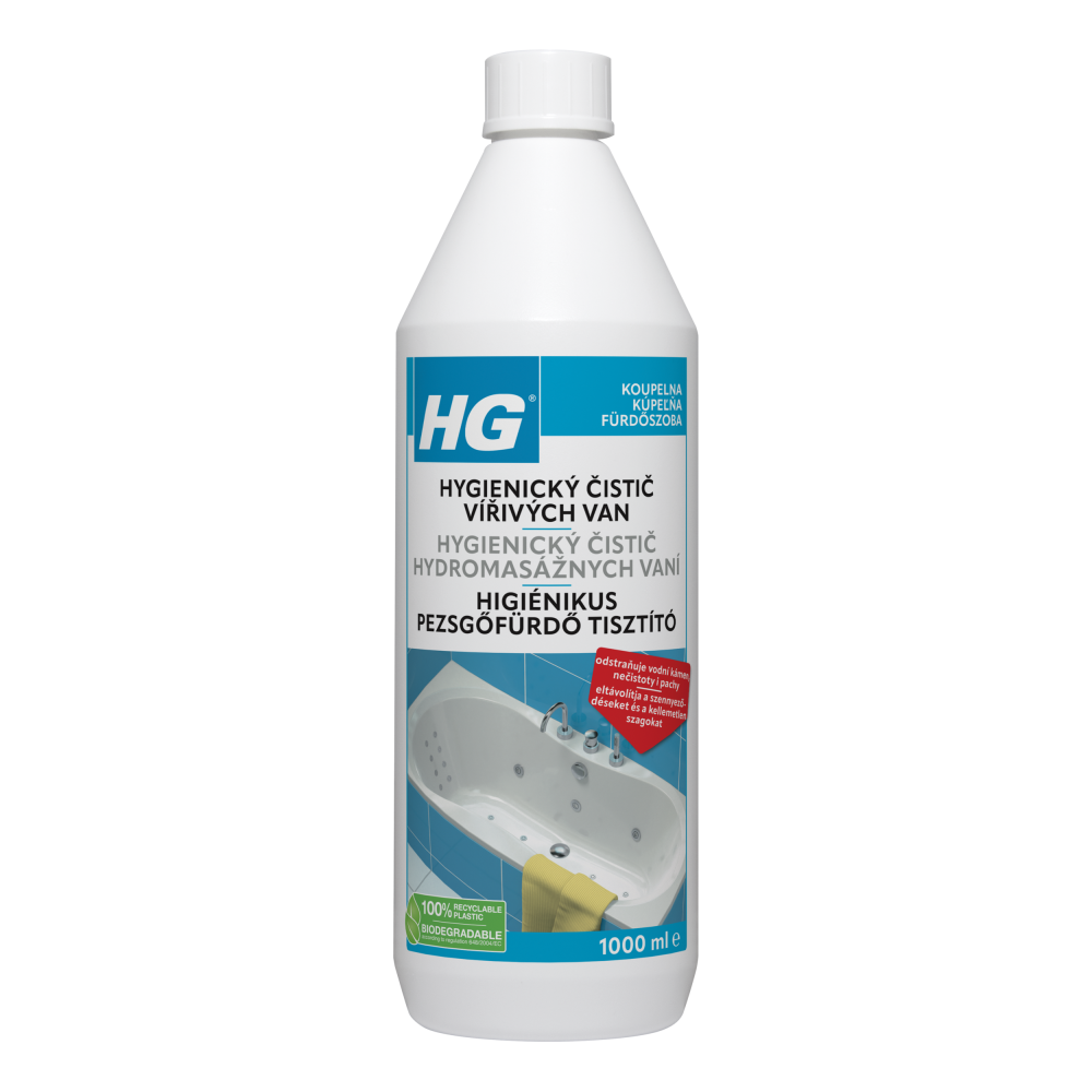 Levně HG 44810 Hygienický čistič vířivých van 1000ml