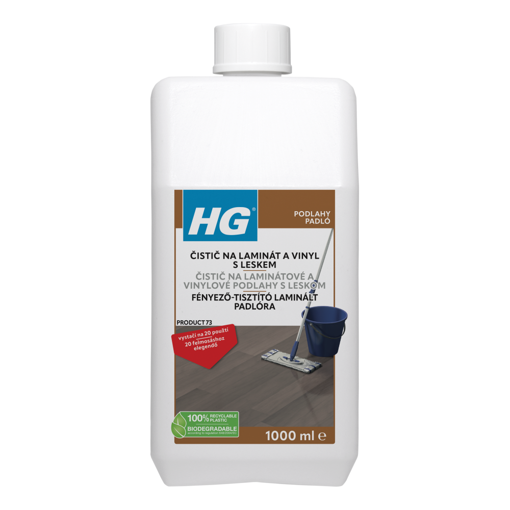 Levně HG 46410 Čistič s leskem pro lamin. plovoucí podlahy 1000ml