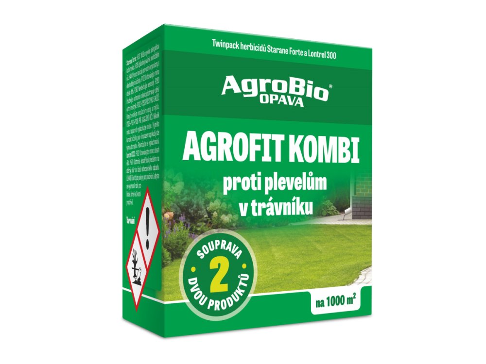 Agrofit kombi NEW Proti plevelům v trávníku na 1000 m2