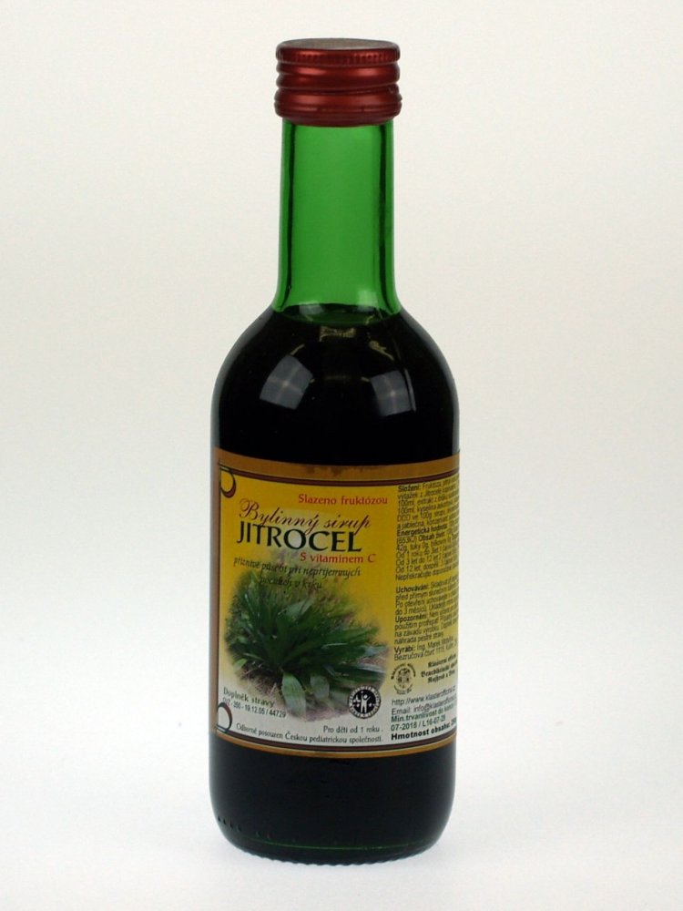 Bylinný fruktózový sirup JITROCEL 290 g