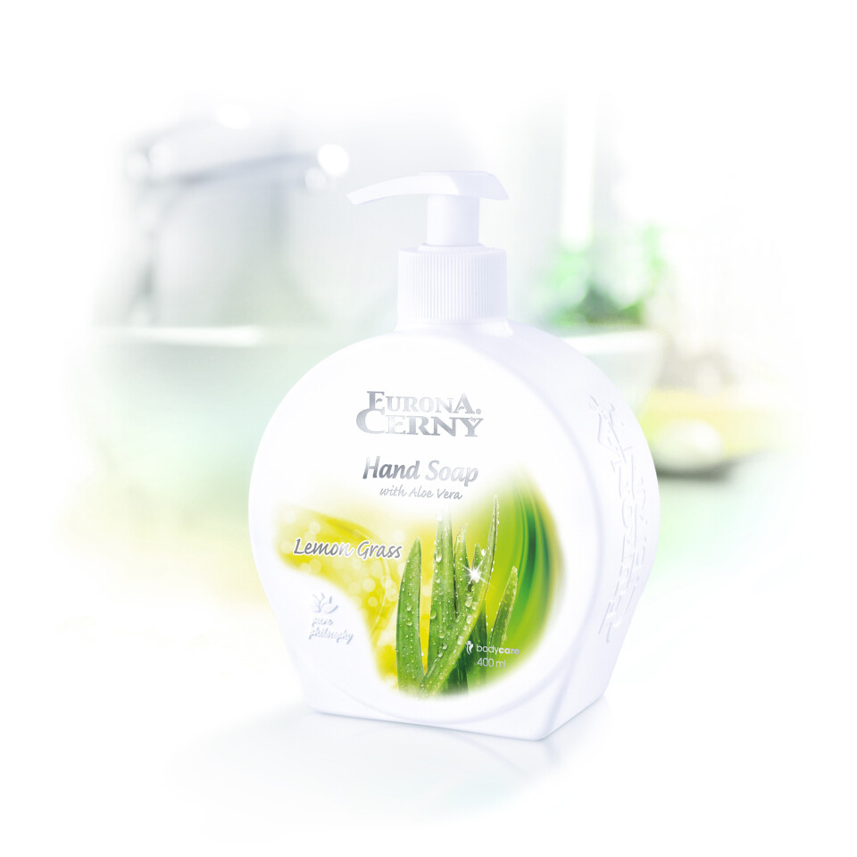 Levně e 3261 Lemon Grass Tekuté mýdlo s Aloe vera 400ml