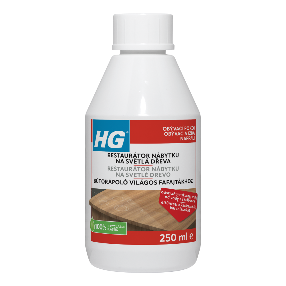 Levně HG 41203 Restaurátor nábytku na světlé druhy dřeva 250 ml