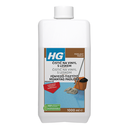 Levně HG 11810 Vyž. čistič s leskem pro podlahy z umělých materiálů 1000ml