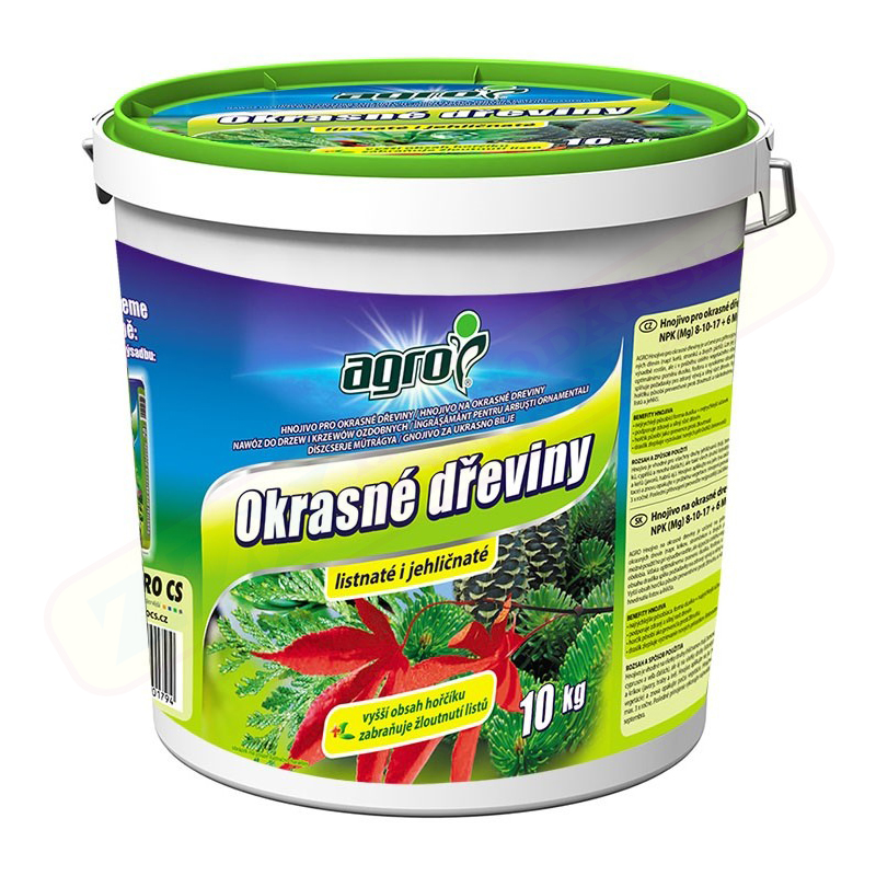 Hnojivo pro okrasné dřeviny plast. kb. 10kg