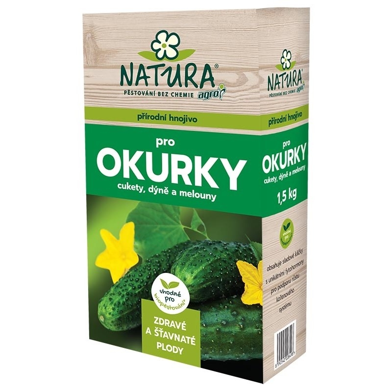 Levně Natura Organické hnojivo pro okurky, cukety a dýně 1,5kg