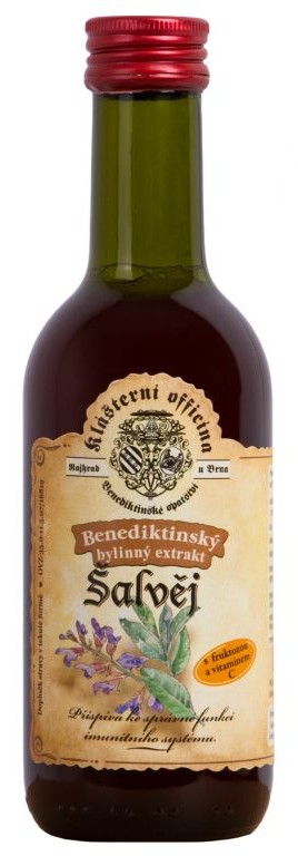 Levně Bylinný fruktózový sirup ŠALVĚJ 290 g
