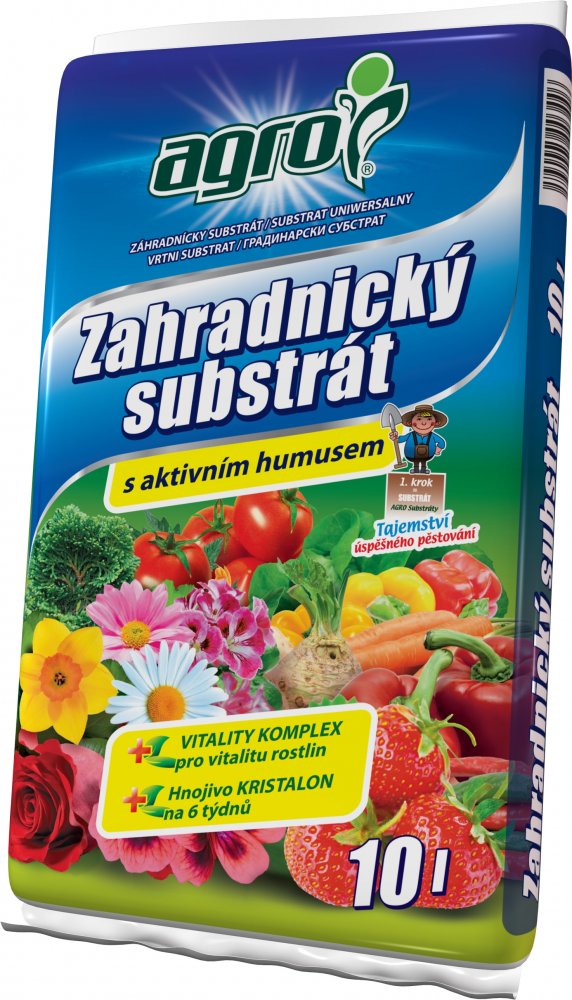 Levně AGRO Zahradnický substrát 10l