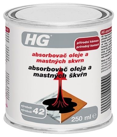 Levně HG 47003 Absorbovač oleje a mastných skvrn z přírodního kamene 250 ml