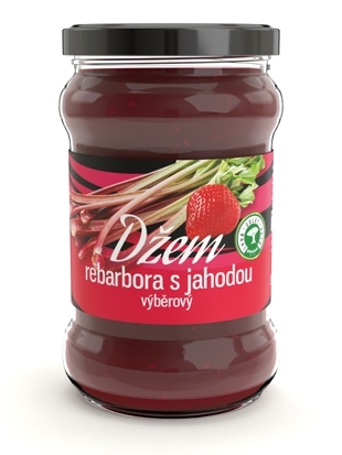 Rebarbora s jahodou - džem 440g