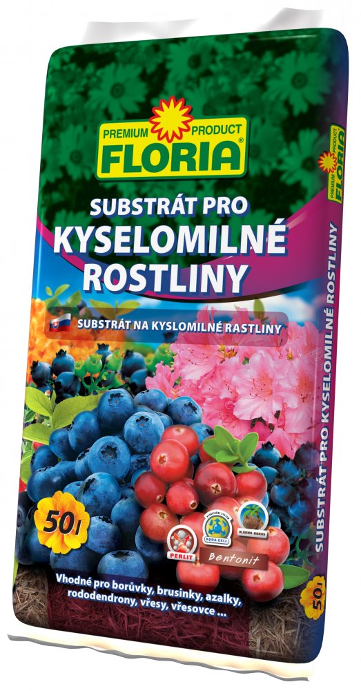 Levně FLORIA Substrát pro kyselomilné rostliny 50l