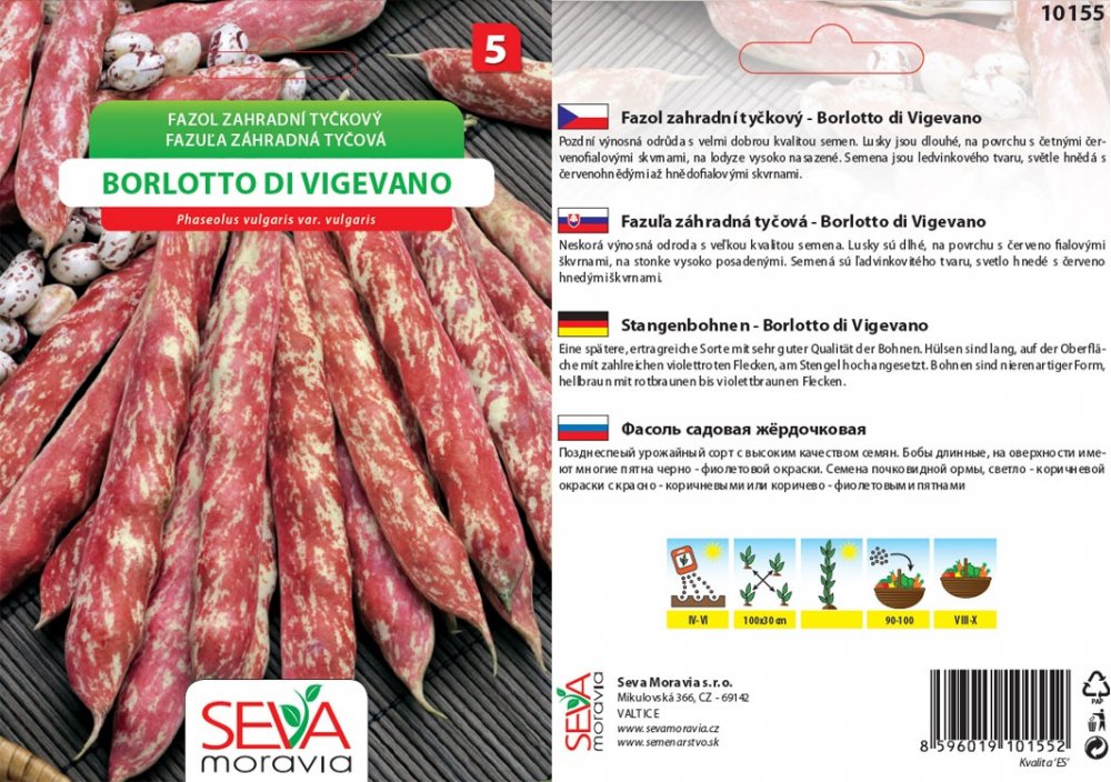 Levně 10155/x Fazol Borlotto di Vigevano 15g