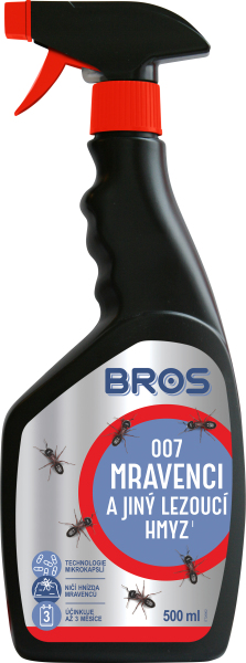 Levně Bros 007 přípravek proti mravencům 500ml rozprašovač