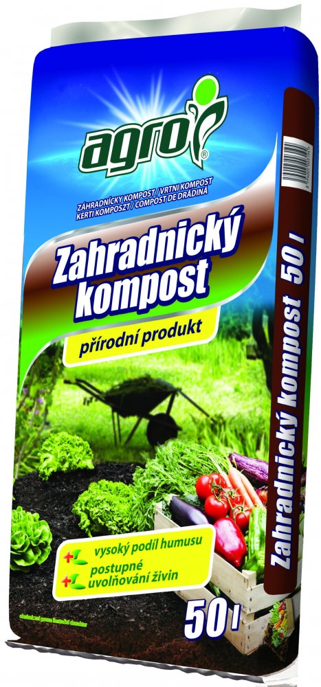 Levně AGRO Zahradnický kompost 50l