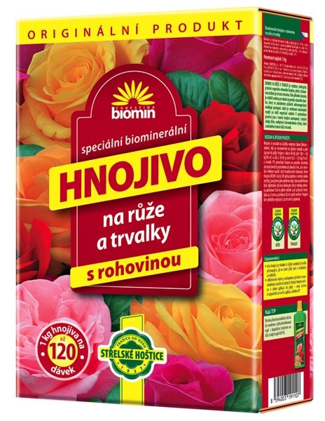 Levně Biomin hnojivo na růže a trvalky 1kg