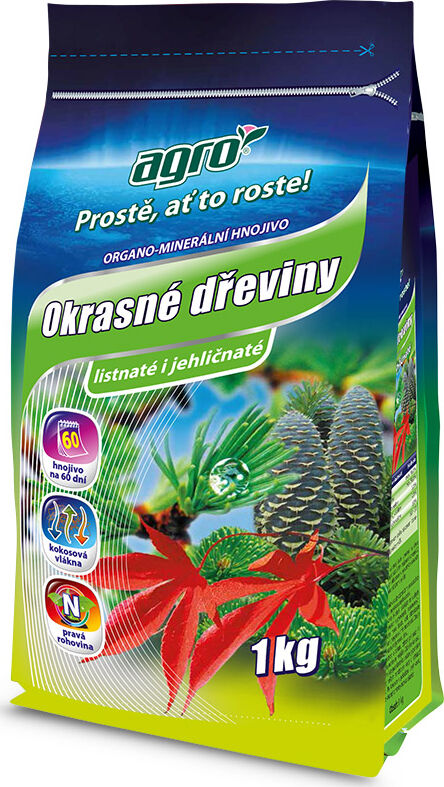 Levně Agro organominerální hnojivo Okrasné dřeviny 1 kg