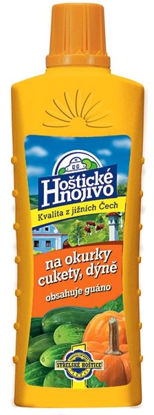 Hoštické hnojivo s guánem Okurky a cukety 500ml