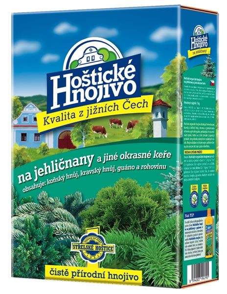 Hoštické hnojivo s guánem Jehličnany 1kg