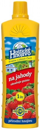 Hoštické hnojivo jahody s guánem 1l VELKÉ