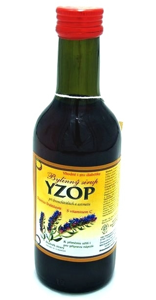 Bylinný fruktózový sirup YZOP 290 g