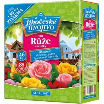 Jihočeské hnojivo - Růže a trvalky 2kg + 30% zdarma