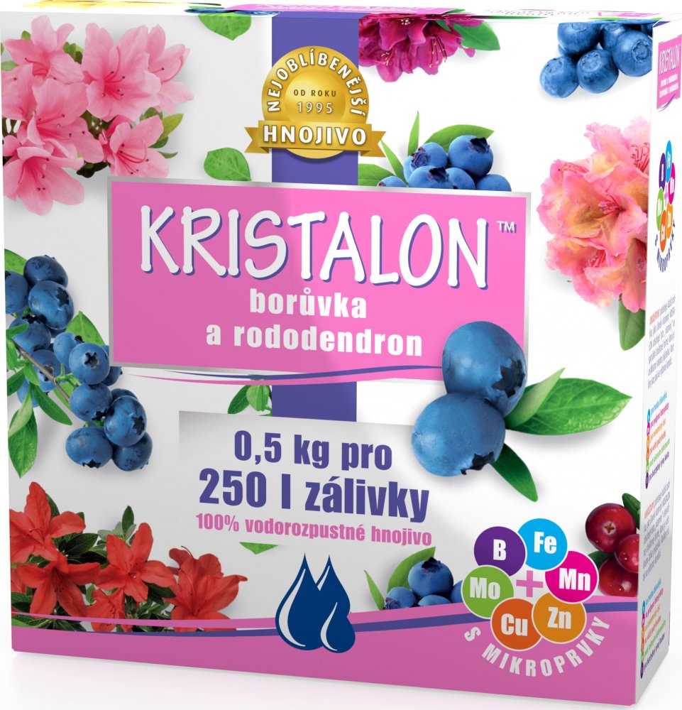 Levně Kristalon Borůvky a Rododendron 500g