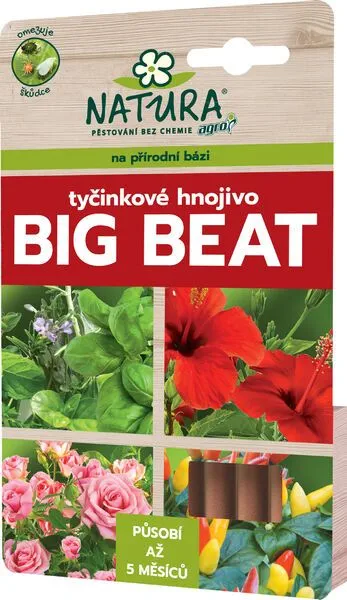 NATURA Big Beat tyčinkové hnojivo 12 ks