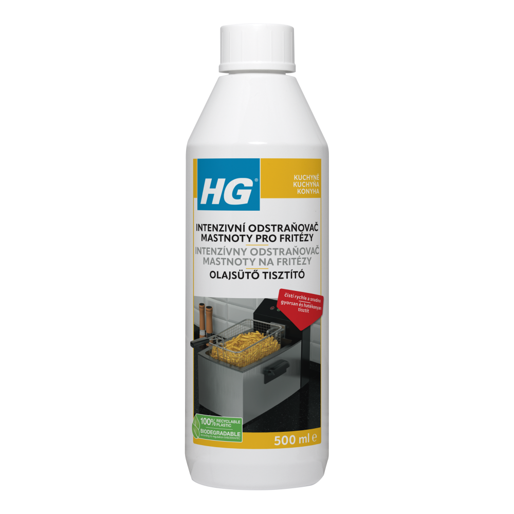 Levně HG 61605 Intenzivní odstraňovač mastnoty pro fritézy 500ml