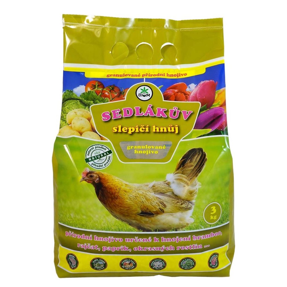 Levně Farmářský slepičí hnůj granulovaný 3kg